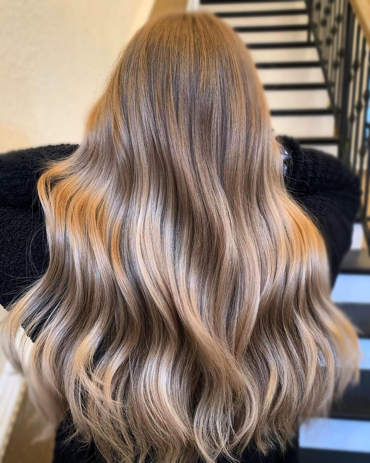 Precision colour foil placement at Fluff colour salon Denver