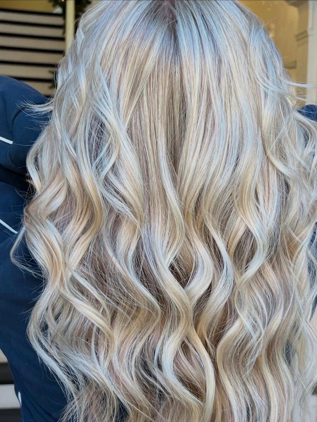 Precision foil highlights at Fluff Denver